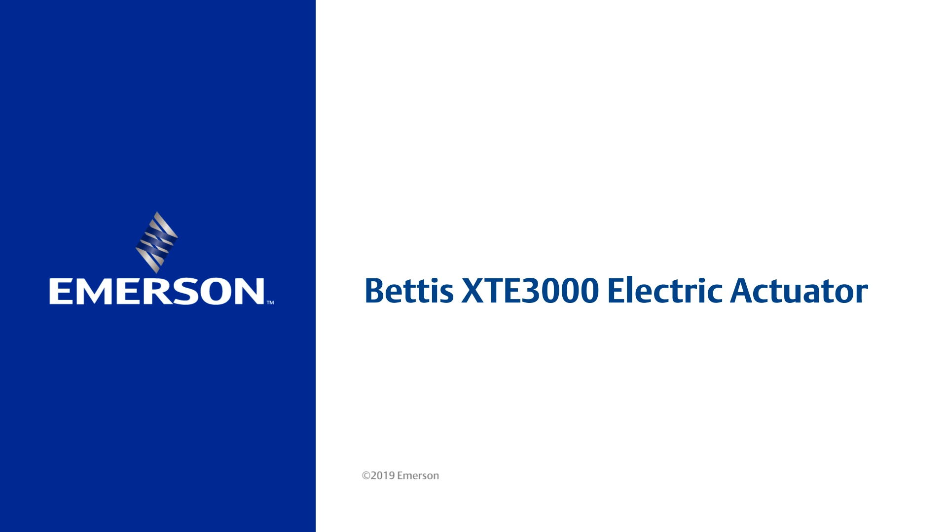 Bettis RTS Fail Safe Electric Actuators